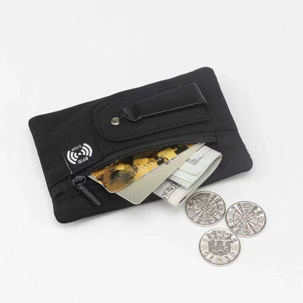 Money Belt Hidden - Antykradzieżowa ukryta saszetka z klipsem, portfel