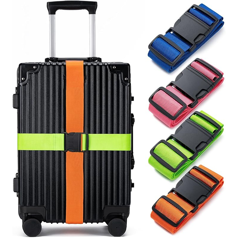 Travel Accessories Kit - Zestaw 4 pasków do bagażu, pasek