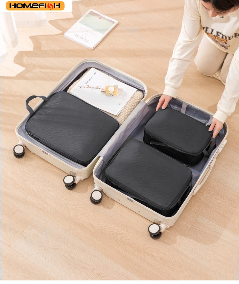 HOMEFISH 3 szt./zestaw Składan – Travel Accessories Kit Bag recenzja i cena