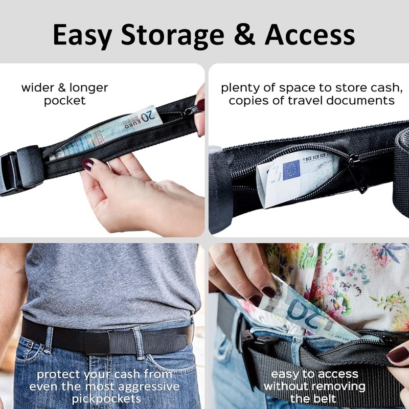 Pas podróżny z ukrytą kieszeni – Money Belt Hidden recenzja i cena