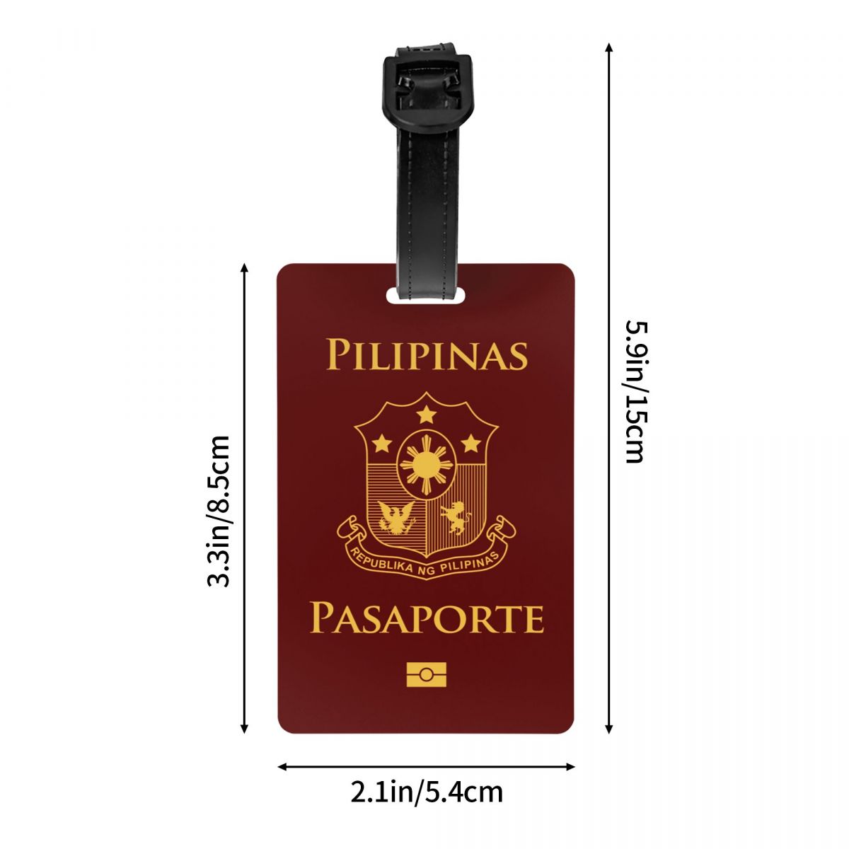 Tag na bagaż z paszportem Fili – Travel Accessories Philippines recenzja i cena