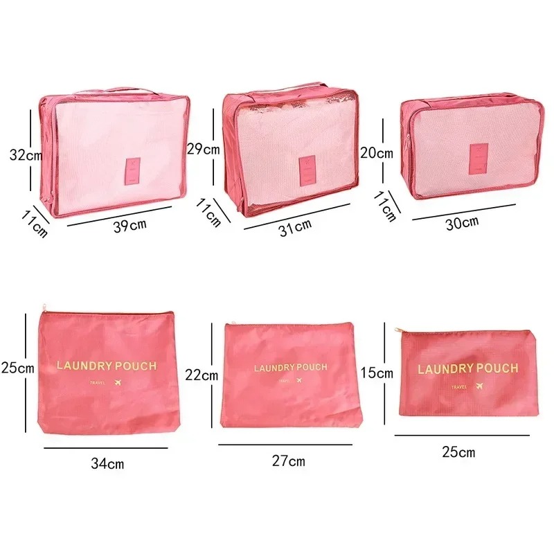 6-częściowy zestaw toreb do pr – Travel Accessories Kit Bag recenzja i cena