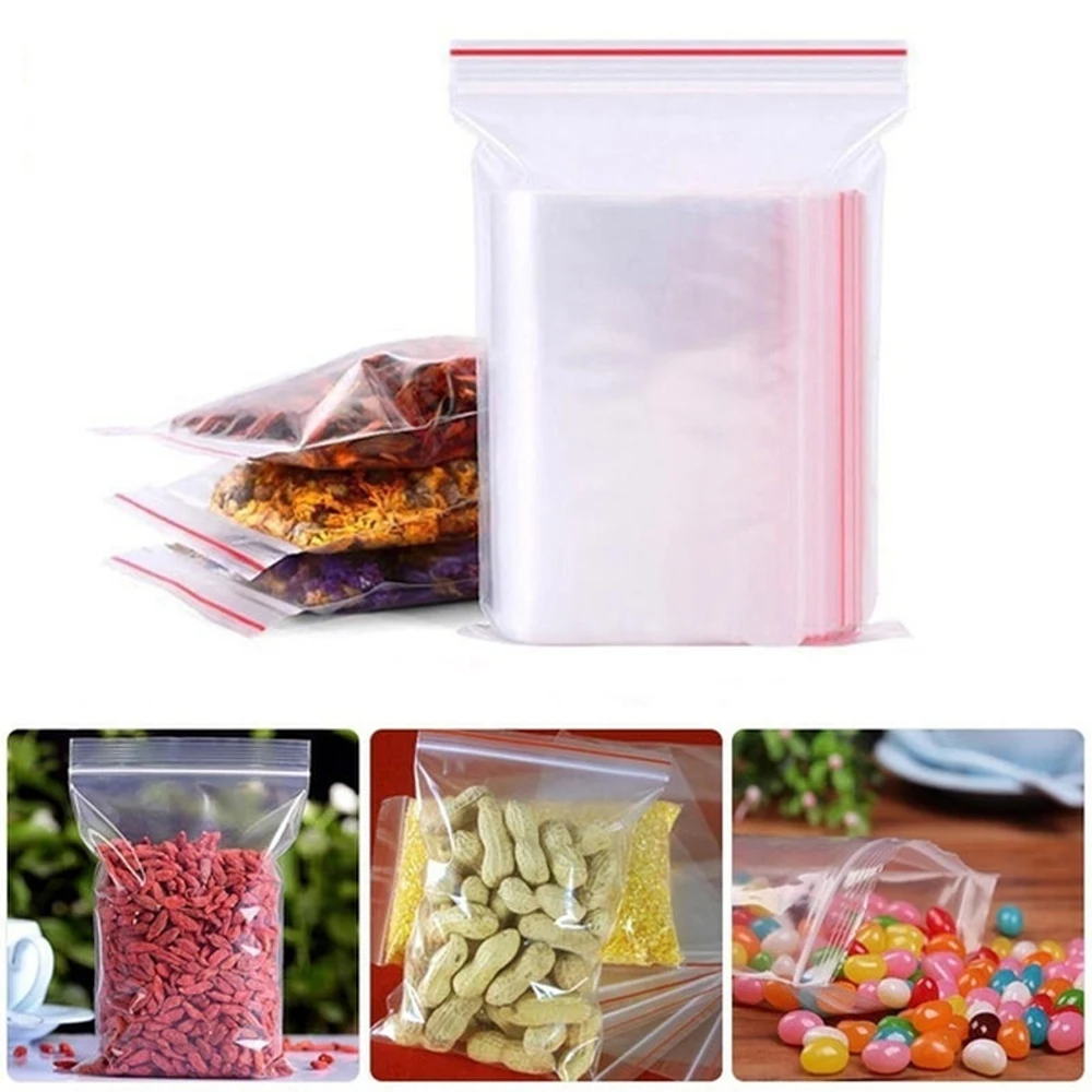 100-1000 szt. Przezroczyste, z – Travel Ziplock Bags recenzja i cena