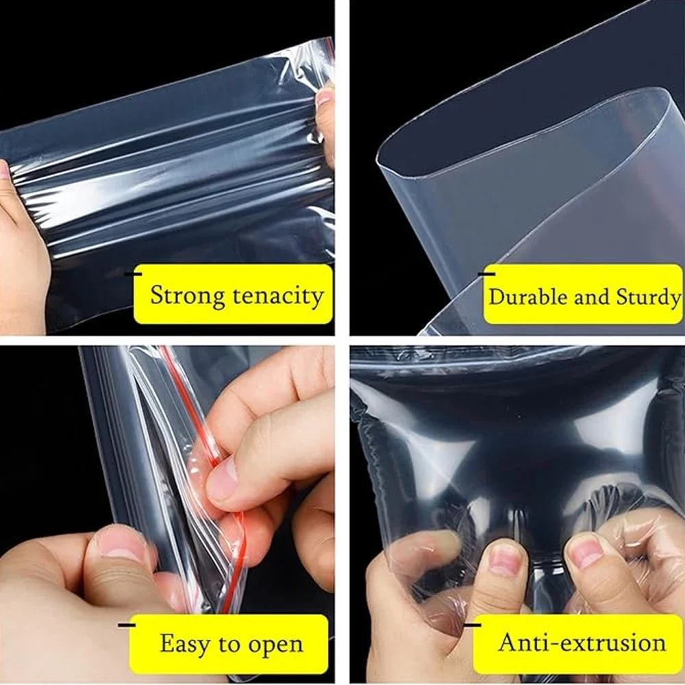 100-1000 szt. Przezroczyste, z – Travel Ziplock Bags recenzja i cena